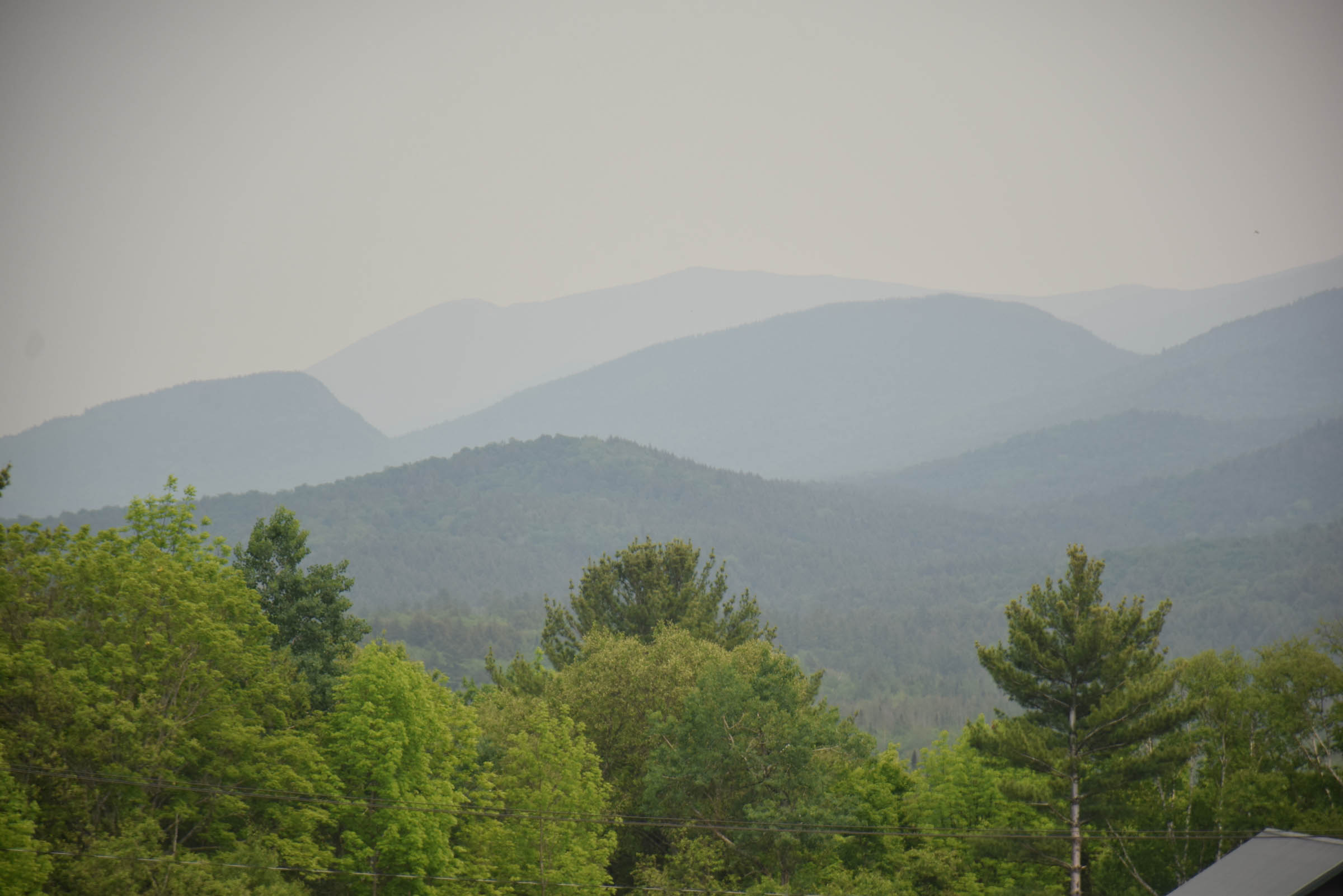 Hazy shade of summer Quebec wildfires drape Adirondacks in smoke